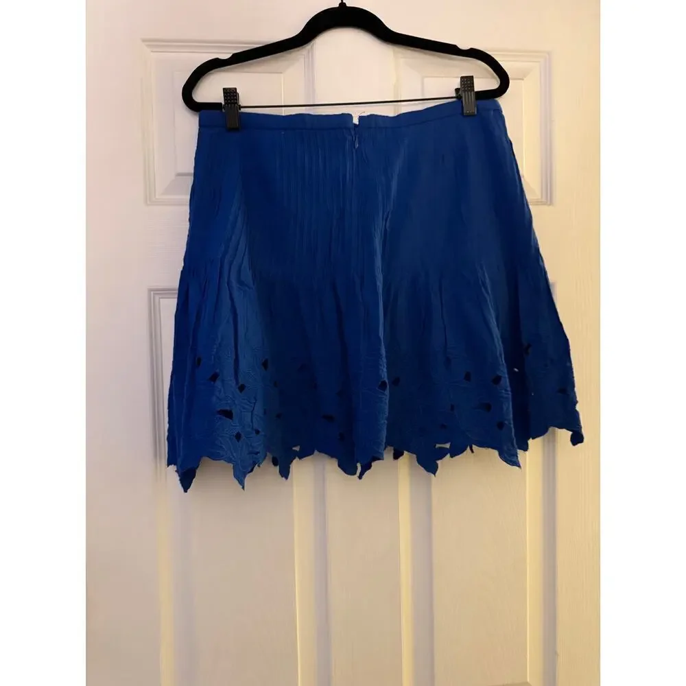 J. Crew blue cotton
